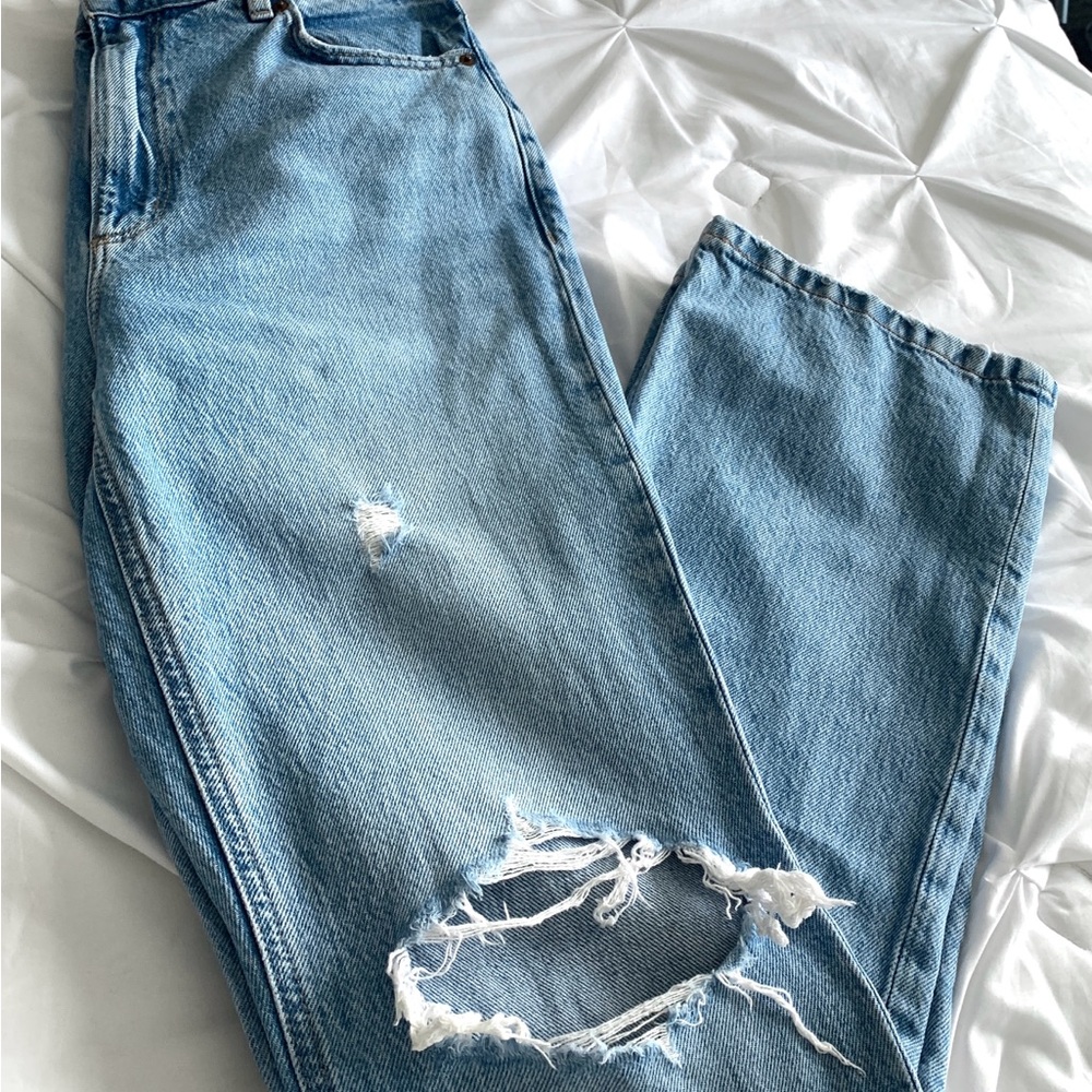 Dynamite Candice ripped jeans light blue wash - Picture 2 of 6